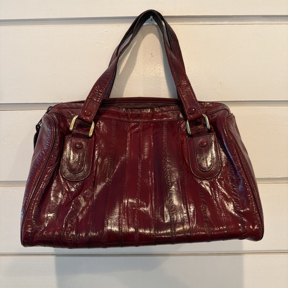 Vintage Epito Me Eelskin Purse Handles w/Shoulder Strap VintageGW993